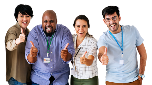 Motivierte Mitarbeiter der RIVOG AG Facility Services - Unser Team ist unser wichtigstes Kapital